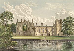 Archivo:Newstead Abbey from Morris's Seats of Noblemen and Gentlemen (1880)
