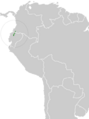 Odontophorus melanonotus map