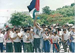 Archivo:Palestinian March in Nicaragua