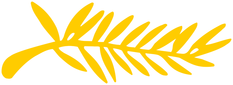 Palme d'Or gold silhouette