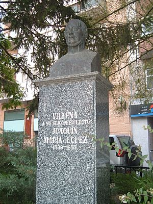 Archivo:Parque de Chapí. Monumento a Joaquín María López