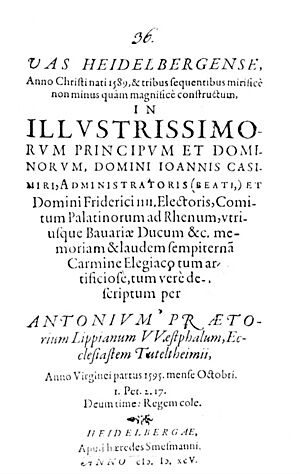 Archivo:Praetorius Poem Vas Heidelbergense