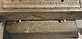 Replica Roman lead ingots on display in Buxton Museum