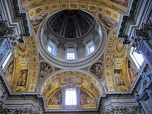 Archivo:S.m. maggiore, cappella del ss. sacramento (sistina), del fontana (1584-7) con amrmi dal settizionio 03