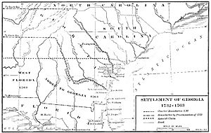 Archivo:Settlement of Georgia Colony 1732-1763