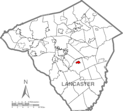 Strasburg, Lancaster County Highlighted.png