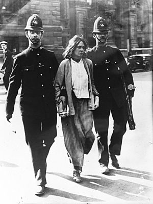 Archivo:Suffragette arrest, London, 1914