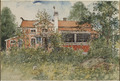 The Cottage. From A Home (26 watercolours) (Carl Larsson) - Nationalmuseum - 24202