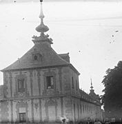 Tower from Detall d´unes casernes al real sitio de La Granja de San Ildefonso (cropped)