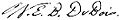 WEB DuBois signature
