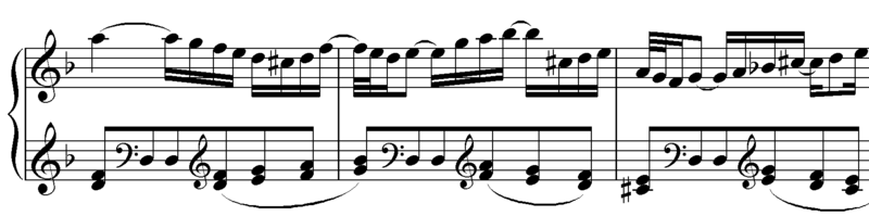 Accompaniment Bach ostinato