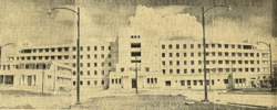 Hospital Central Antonio María Pineda en 1953.