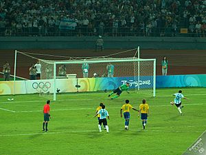 Archivo:Argentina Brasil - Gol de Riquelme