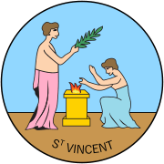 Badge of Saint Vincent and the Grenadines (1877-1907)