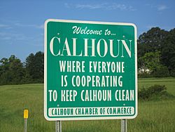 Calhoun, LA, welcome sign IMG 0112.JPG