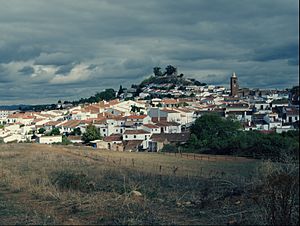 Archivo:Cortegana, vista desde Sierra Luz
