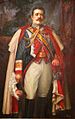 Cuadro al óleo por Víctor Morelli. Retrato del Tte. General Don José Cavalcanti de Alburquerque Padierna. Madrid 1926