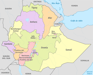 Archivo:Ethiopia, administrative divisions - es - colored