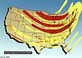 Fallout map USA (FEMA)