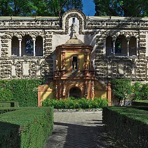 Archivo:Fuente del Órgano. Reales Alcázares de Sevilla