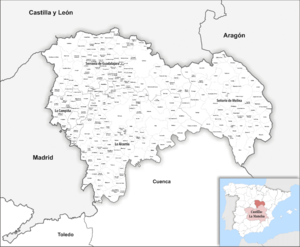 Archivo:Karte Gemeinden Provinz Guadalajara 2022-es