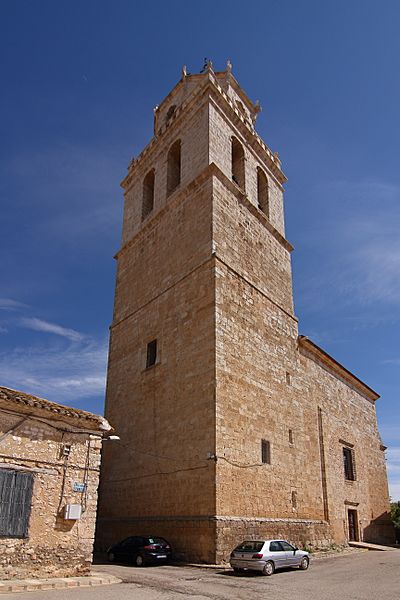 Archivo Mahora, torre iglesia de La Asunción