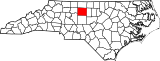 Map of North Carolina highlighting Guilford County.svg