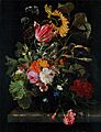 Maria van Oosterwyck - Bouquet of Flowers in a Vase - Google Art ProjectFXD