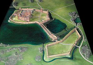 Archivo:Model of Kenilworth Castle in 1575-80 trimmed
