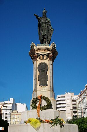 Archivo:Monument a Jaume I de Castelló de la Plana