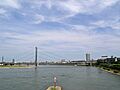 NRW, Düsseldorf - Rheinkniebrücke 03