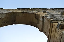 Pont du Gard Arch Underside