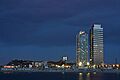 Port Olimpic. Torres Mapfre