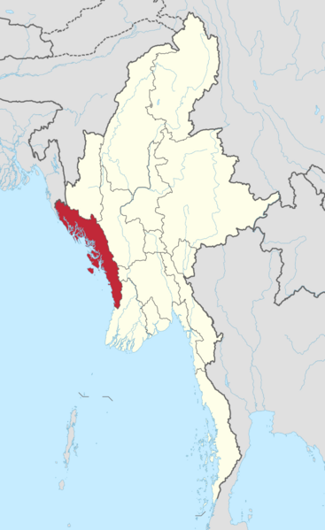 Rakhine State in Myanmar 2010