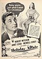 Robert Mitchum and Janet Leigh in 'Holiday Affair', 1949