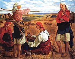 Archivo:Serebryakova Harvest 1915