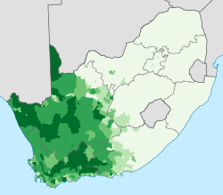 Archivo:South Africa 2011 Coloured population proportion map
