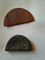 Tajos de monedas mexicanas del siglo XIX