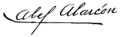 (Signature) Abel Alarcón