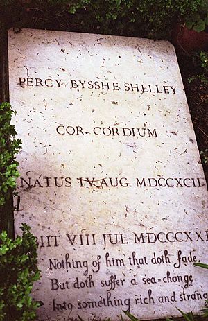 Archivo:§Shelley - Tomba al Cimitero acattolico di Roma- Foto di Massimo Consoli, 1996 2