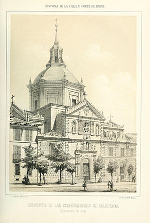 Archivo:1863, Historia de la Villa y Corte de Madrid, vol. 3, Convento de las Comendadoras de Calatrava
