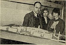 André Lurçat at the exhibition of the projects of the Technique Palace.jpg