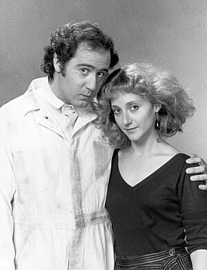 Archivo:Andy Kaufman and Carol Kane 1982