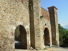 Béjaïa - restes de l enceinte fortifiée de la Porte Fouka