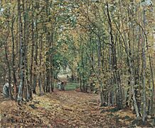 Camille Pissarro - Allée dans le parc de Marly