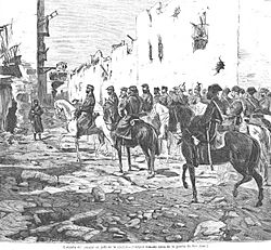 Archivo:Cartagena después del sitio — Entrada del general en jefe en la ciudad