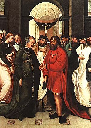 Archivo:Casamento de Santo Aleixo - Garcia Fernandes - 1541