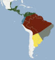 Distribution of Lasiurus ega