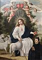 Divina pastora con donante, óleo sobre lienzo de Manuel Samaniego
