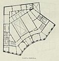 Edificio del Banco Hispano-Americano. Planta principal - Arquitectura y Construcción - Marzo de 1906